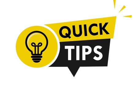 "Quick tips" icon