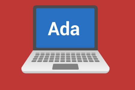 ADA displayed on computer screen.